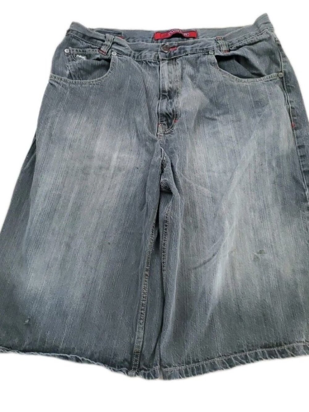 Mecca Denim Shorts Mens 36 (38) Black Jean Rap Baggy Streetwear Urban 90's Y2K